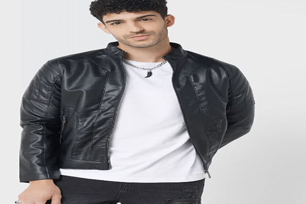 جاكيت جلد طبيعي رجالي تركي