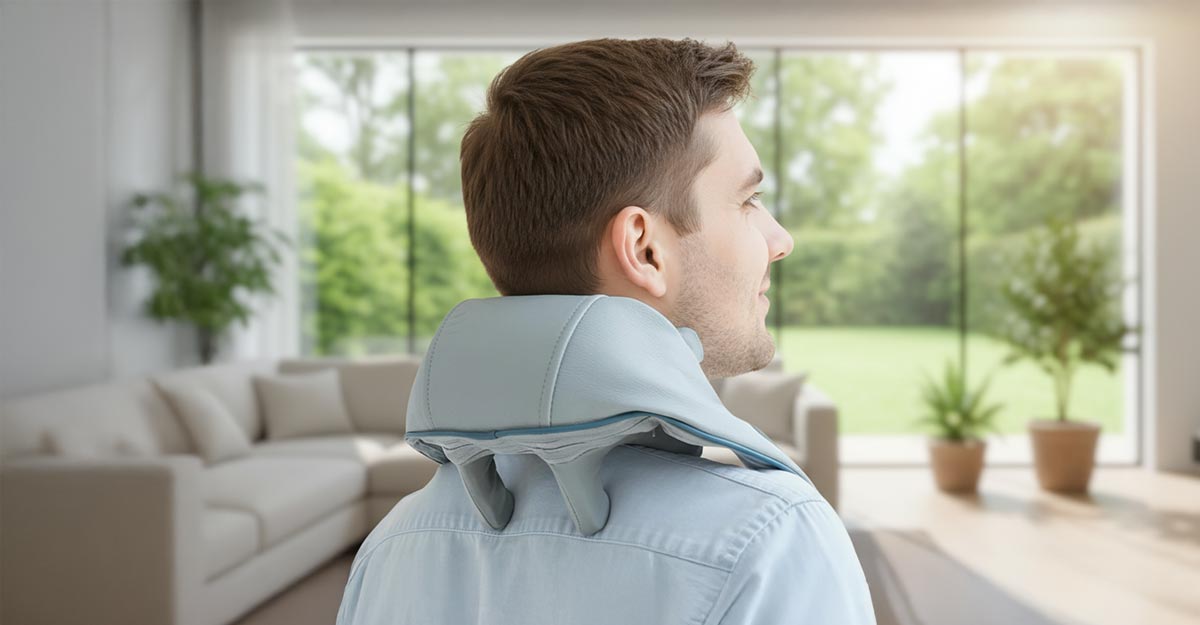 جهاز مساج كتف الحل العملي لتخفيف شد العضلات بعد يوم طويل