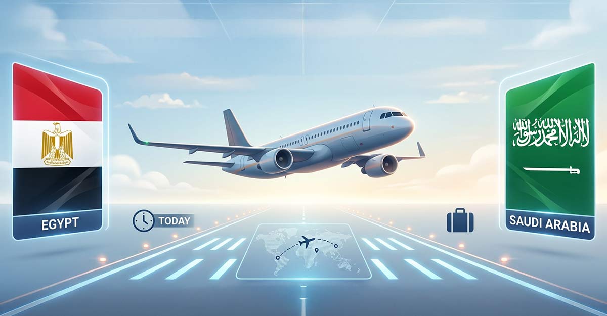 أحدث اخبار فتح الطيران من مصر الى السعوديه اليوم للمسافرين