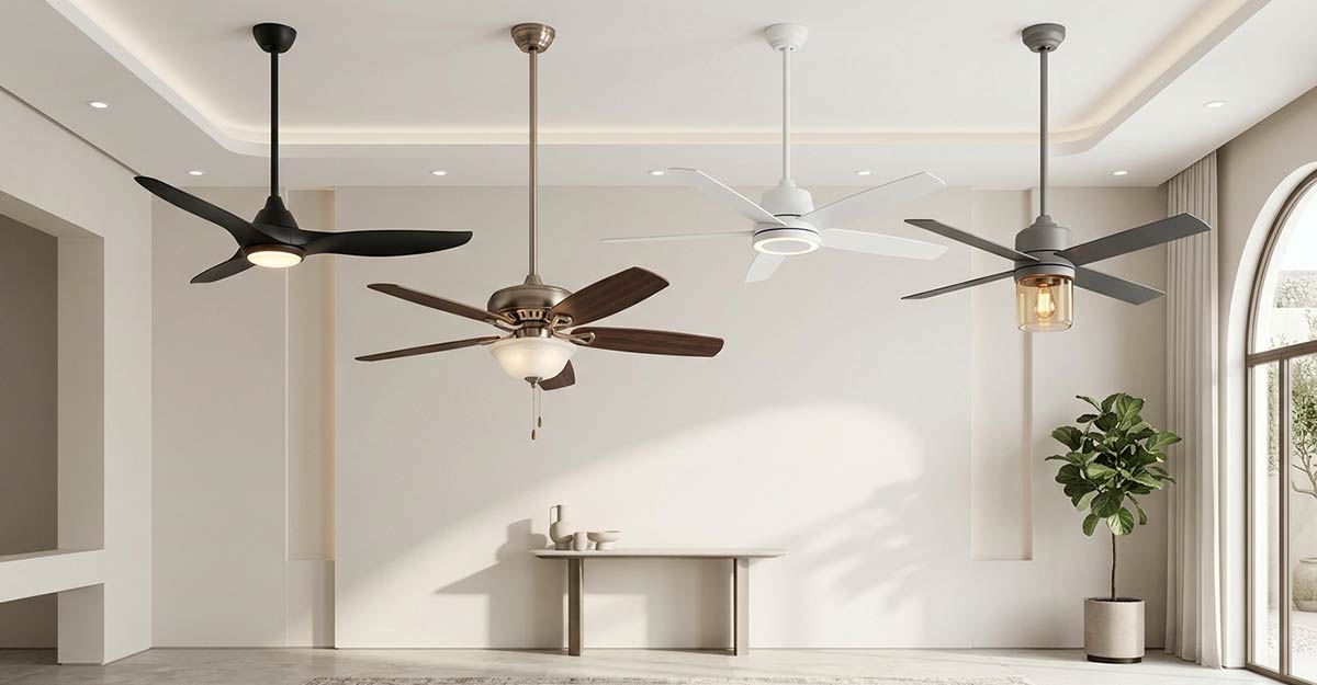 تعرف على أفضل أنواع مراوح السقف في السعودية بأسعار مناسبة