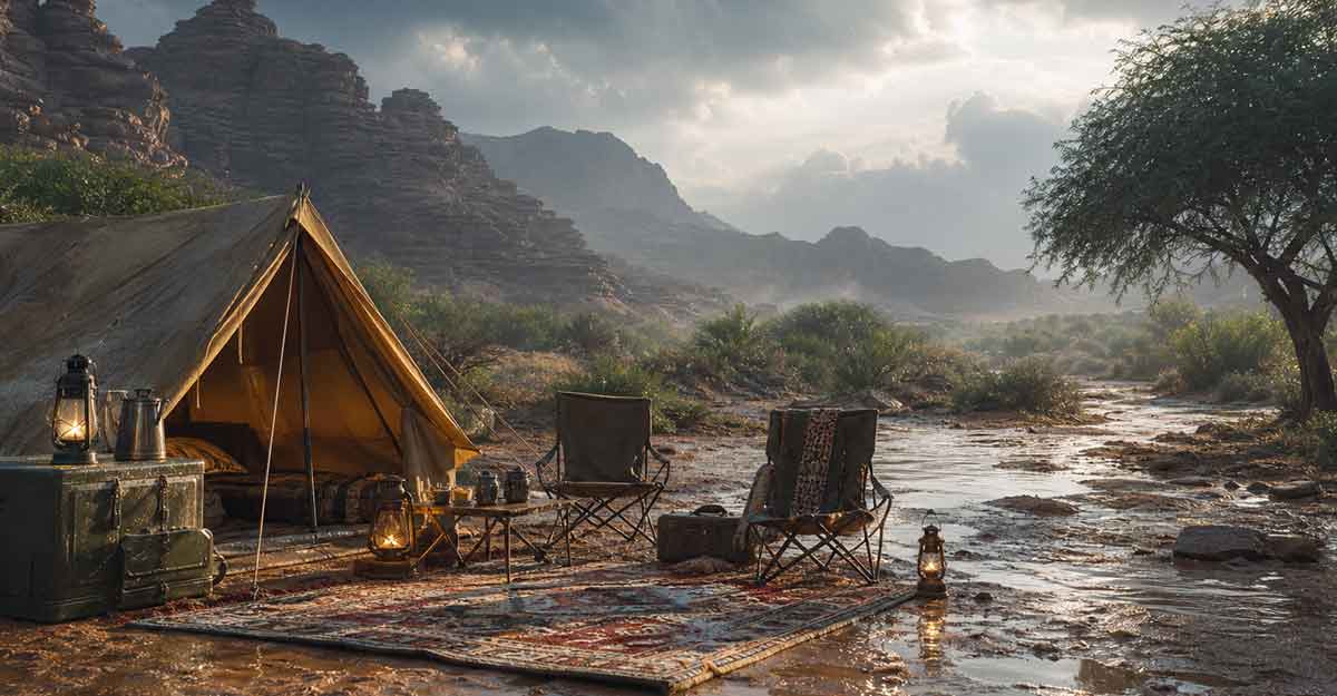 أمطار أبريل تنعش الكشته في السعودية: جهز رحلتك بأقوى الخصومات