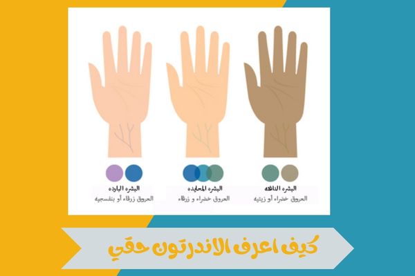 كيف اعرف الاندرتون حقي
