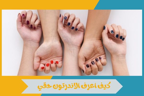 كيف اعرف الاندرتون حقي