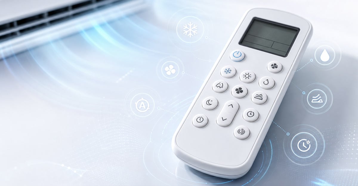 تعرف على شرح علامات ريموت المكيف السبلت وطريقة ضبط الإعدادات